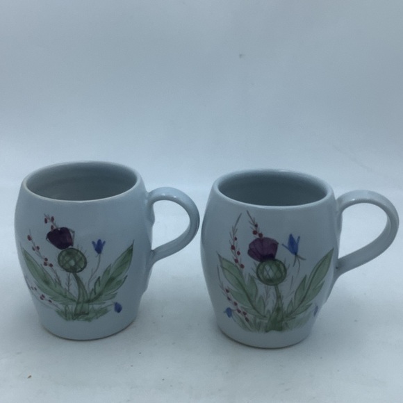 Vintage Buchan Portabello Scotland Thistleware Stoneware Coffee Set - Picture 2 of 15